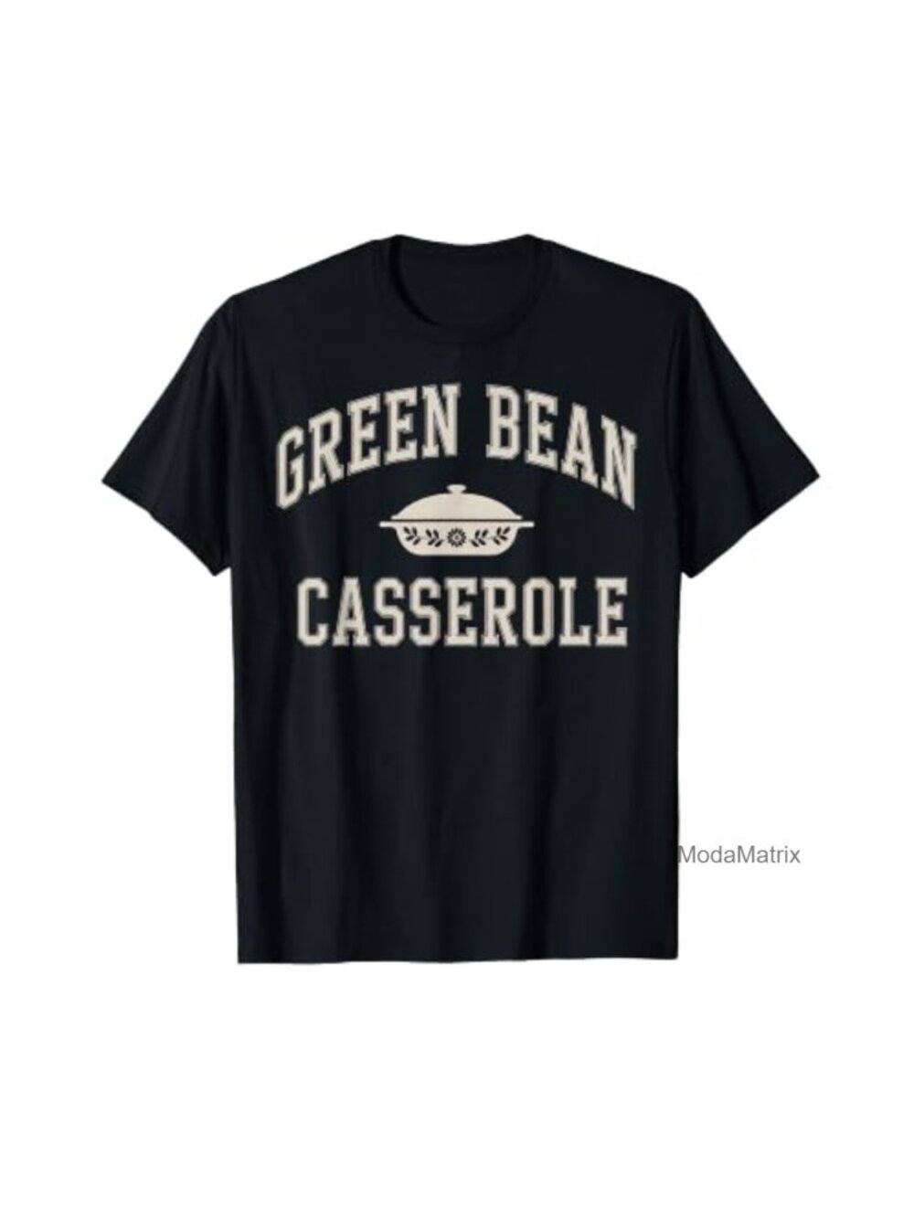 Thanksgiving Green Bean Casserole T-Shirt Casual Short Sleeve Tee